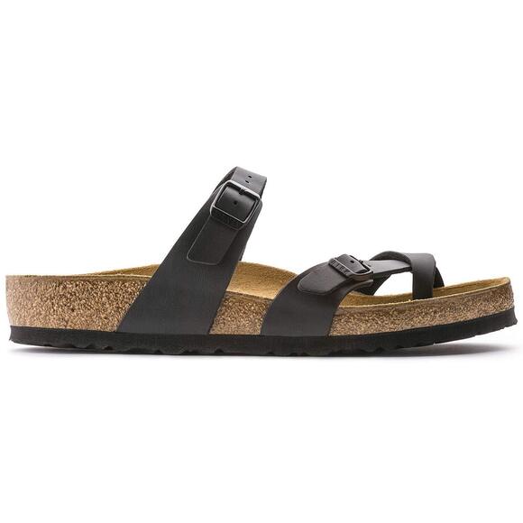 NEW BIRKENSTOCK WOMEN'S MAYARI SANDALS, BLACK, 8 X-NARROW - Picture 4 of 5